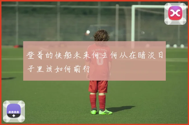 登哥的快船未来何去何从在暗淡日子里该如何前行