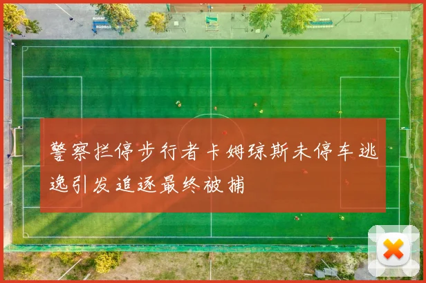 警察拦停步行者卡姆琼斯未停车逃逸引发追逐最终被捕