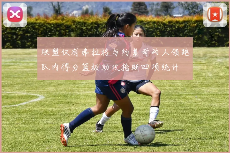 联盟仅有弗拉格与约基奇两人领跑队内得分篮板助攻抢断四项统计